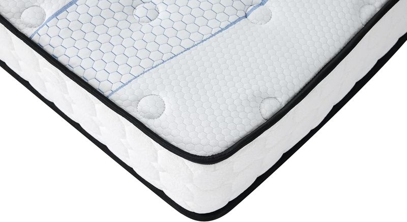 Oeko-Tex zertifizierte ergonomische 7-Zonen Kaltschaum-Rollmatratze, Haertegrad H3, 23 cm Hoehe mit waschbarem atmungsaktivem Bezug 140 x 200 cm