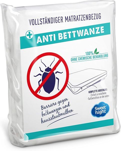 Vollstaendiger passender Schutzbezug fuer Matratzen mit den Massen 160 x 200 x 30 cm